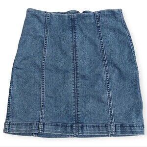 Free People Denim Mini Skirt